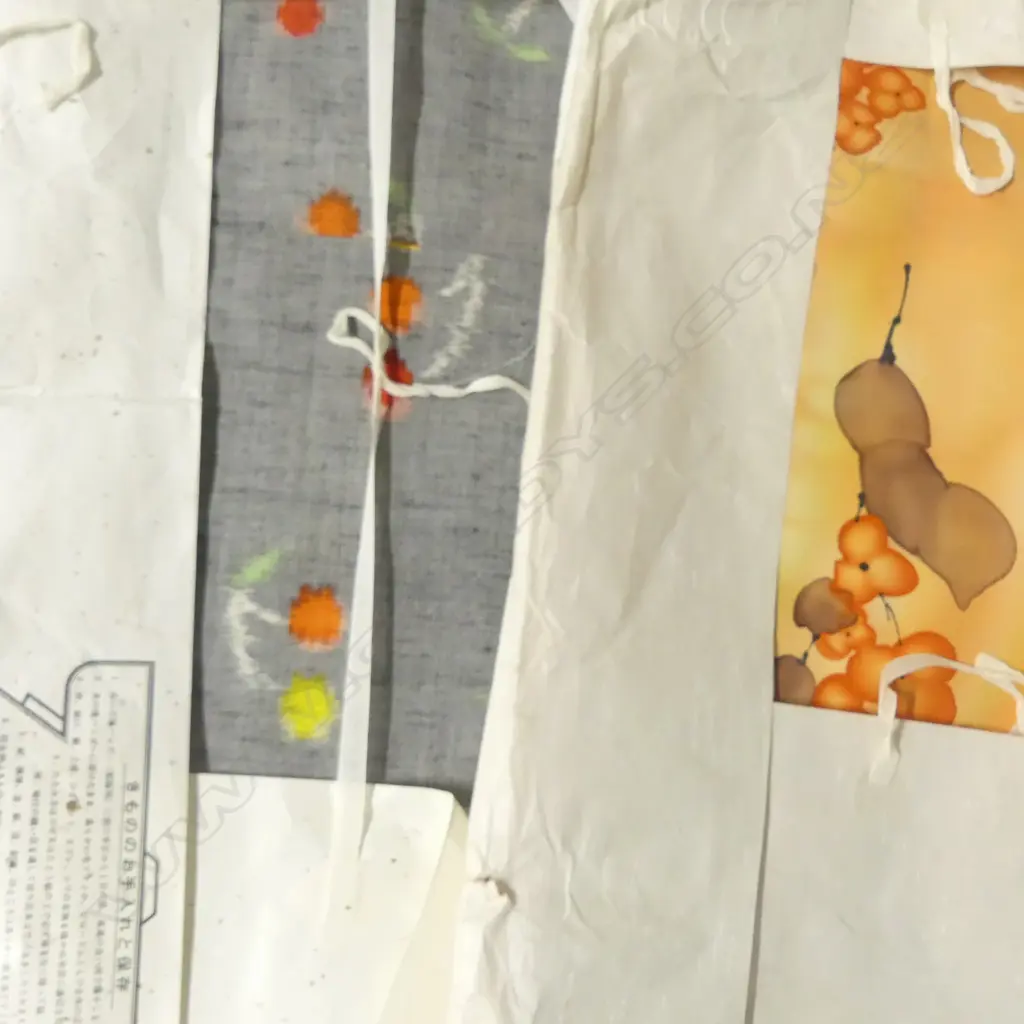 5 SILK OR WOOL KIMONO ETC IN WRAPPERS Image 1++