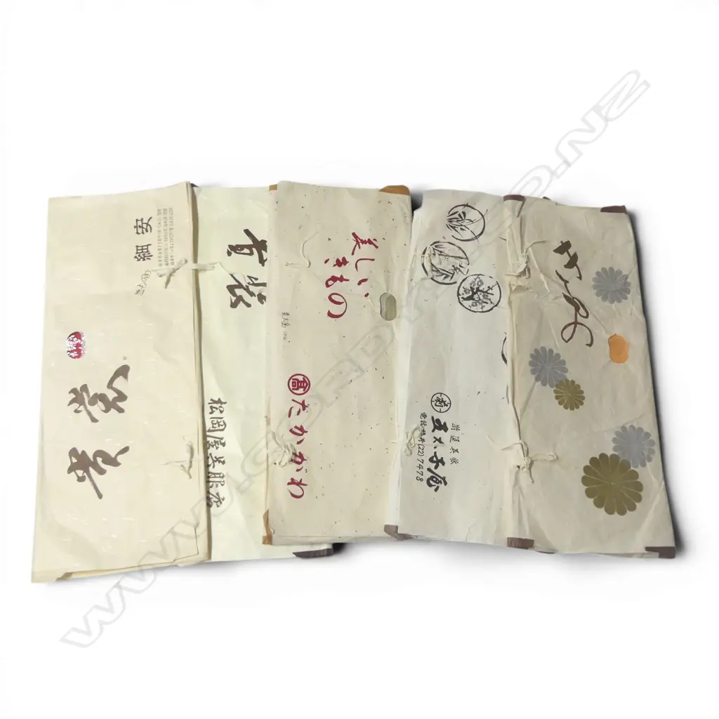 5 SILK OR WOOL KIMONO ETC IN WRAPPERS Image 1++