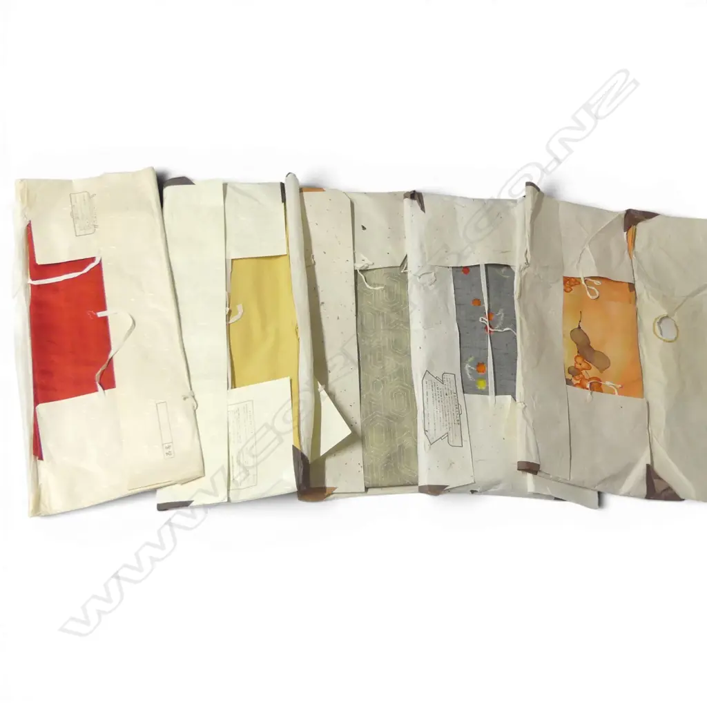5 SILK OR WOOL KIMONO ETC IN WRAPPERS Image 1++