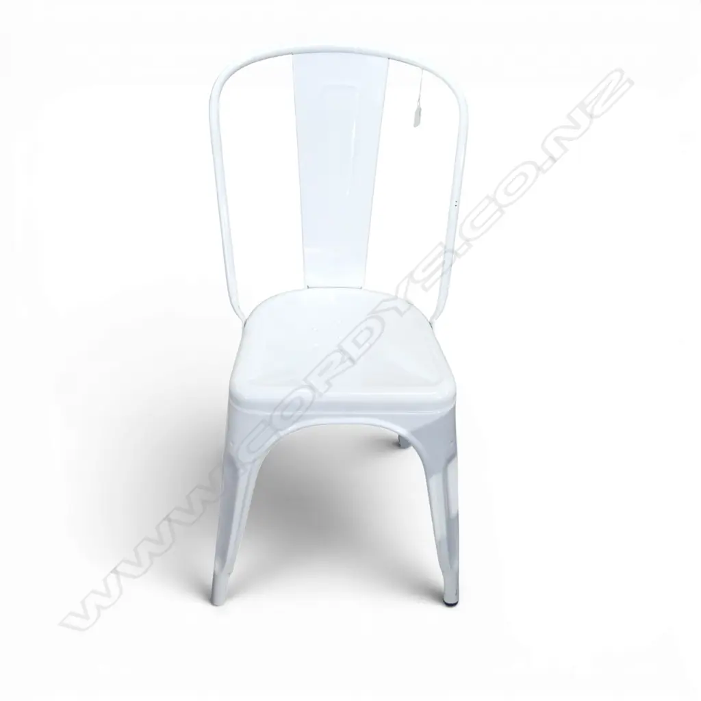 TOLIX WHITE METAL CHAIR H.850mm Image 1++