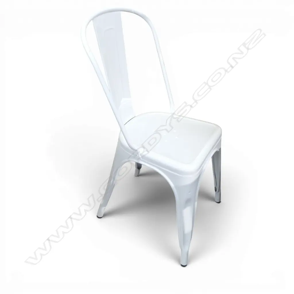 TOLIX WHITE METAL CHAIR H.850mm Image 1++