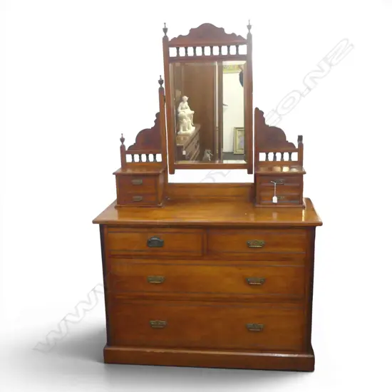 COLONIAL KAURI DRESSER pulls missing 1210x510x1940mm