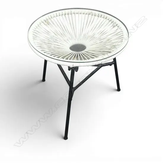 RETRO GLASS COFFEE TABLE,500 X 500MM