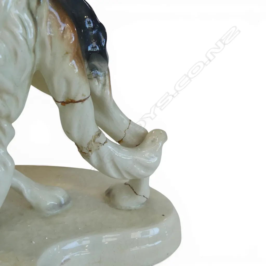 GERMAN FIGURE OF 2 DOGS H.250mm, REPAIRS Image 1++