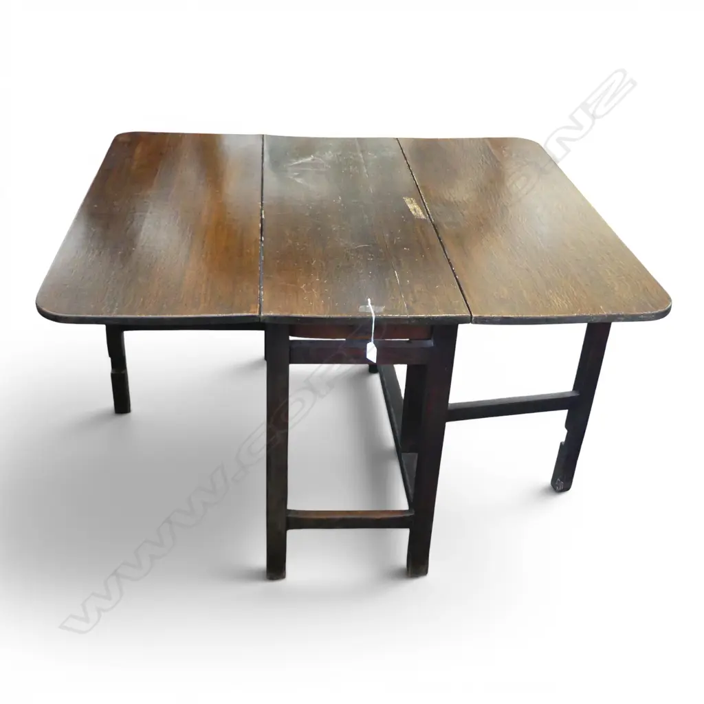 OAK DROP SIDE TABLE 1050x410x700mm Image 1++