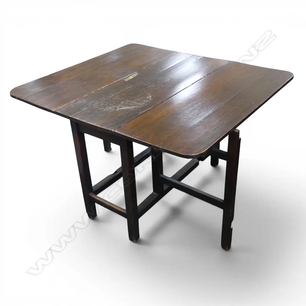 OAK DROP SIDE TABLE 1050x410x700mm Image 1++