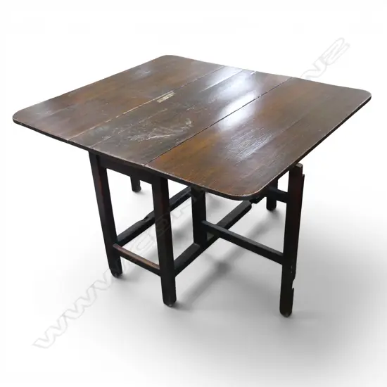 OAK DROP SIDE TABLE 1050x410x700mm
