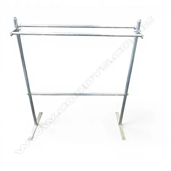ART DECO CHROME TOWEL RAIL L.820mm