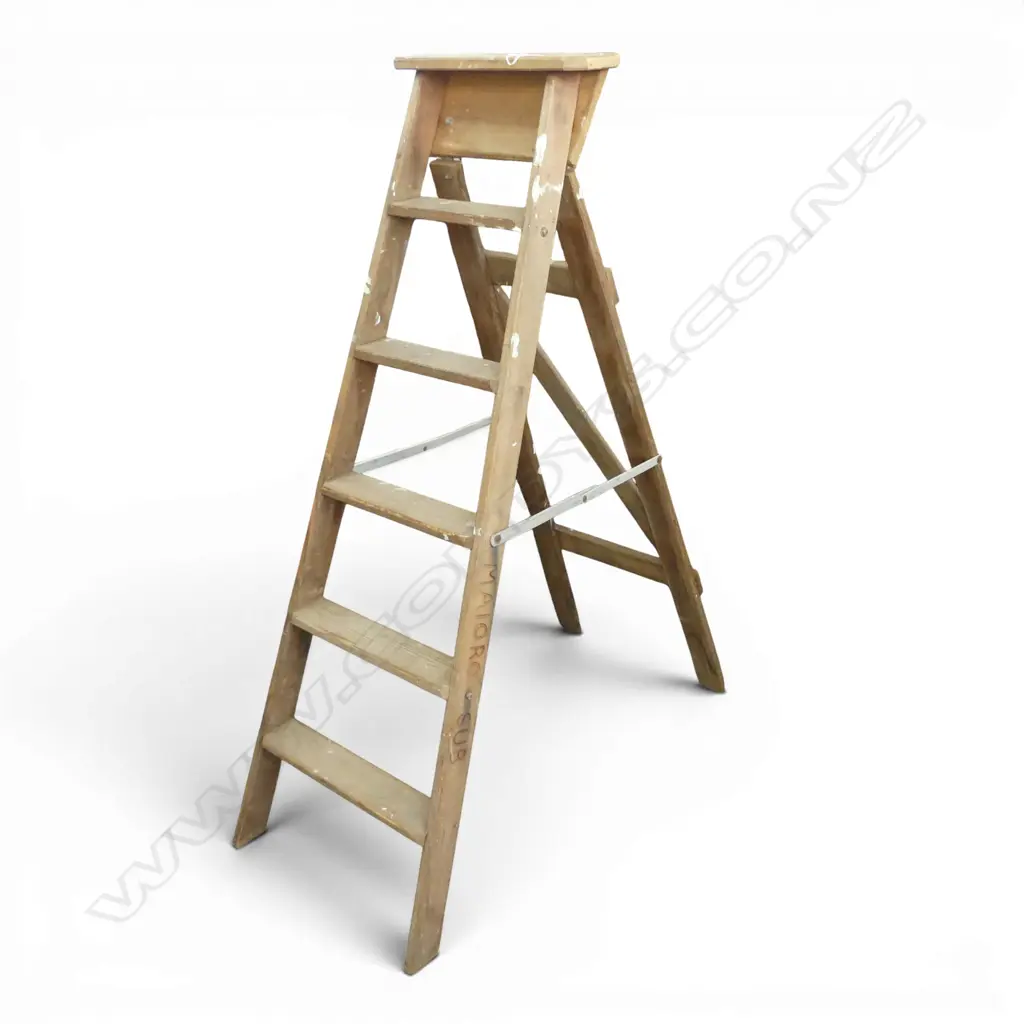 VINTAGE FRANKLIN ELECTRIC POWER BOARD LADDER ‘MAIORO SUB STATION’ H1600MM+/- Image 1++