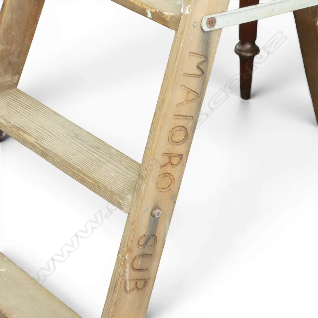 VINTAGE FRANKLIN ELECTRIC POWER BOARD LADDER ‘MAIORO SUB STATION’ H1600MM+/- Image 1++