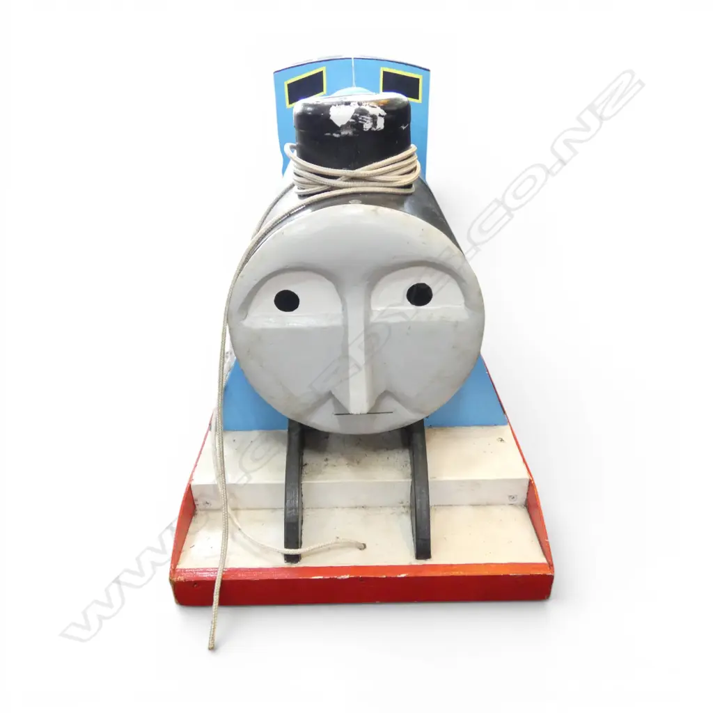 'GORDON THE TANK ENGINE' SCRATCH BUILT RIDE ON TRAIN L.1100mm & FENDER L.500mm Image 1++