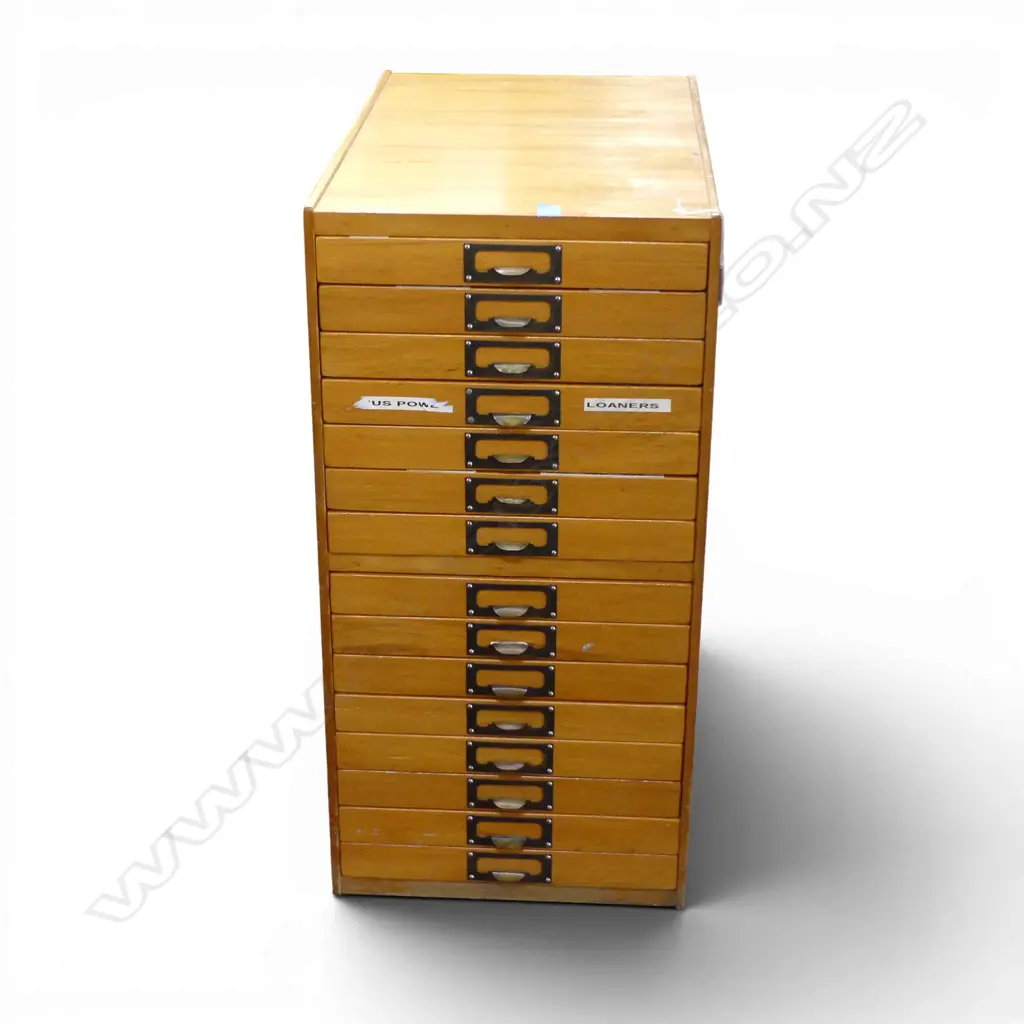 WOODEN FILING CABINET 355x585x705mm - MADE FOR EYE GLASSES Image 1++