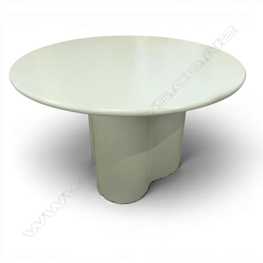 CONTEMPORARY WOODEN CIRCULAR TABLE Dia.1250 H.760mm Image 1++