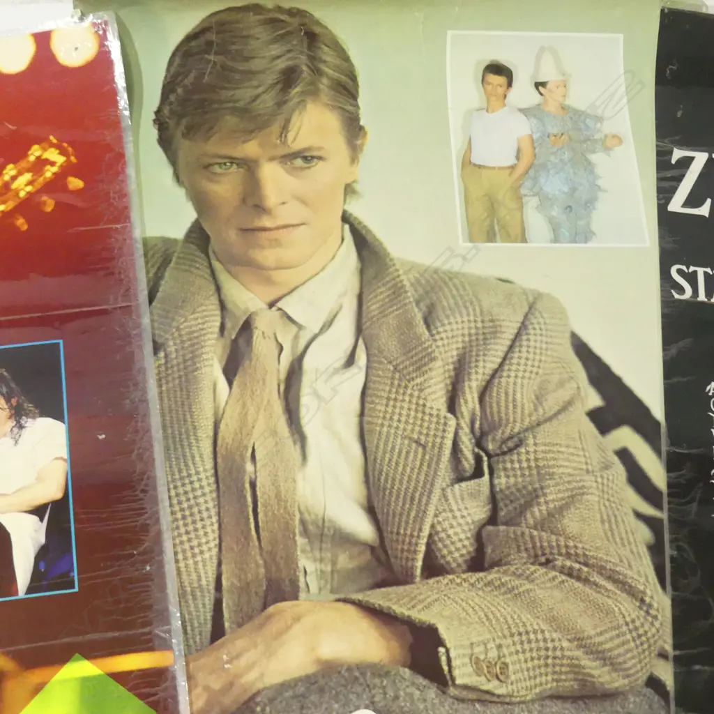 5 1980s ROCK POSTERS, H.900x600mm, LED ZEPPELIN, AC/DC, GUNS 'N ROSES, BOWIE, DURAN DURAN Image 1++