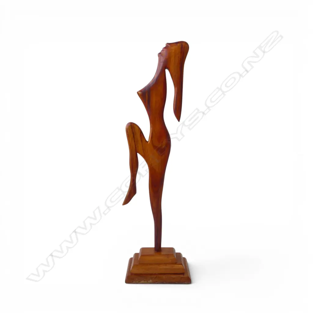 WOODEN FEMALE FIGURE H.585mm Image 1++
