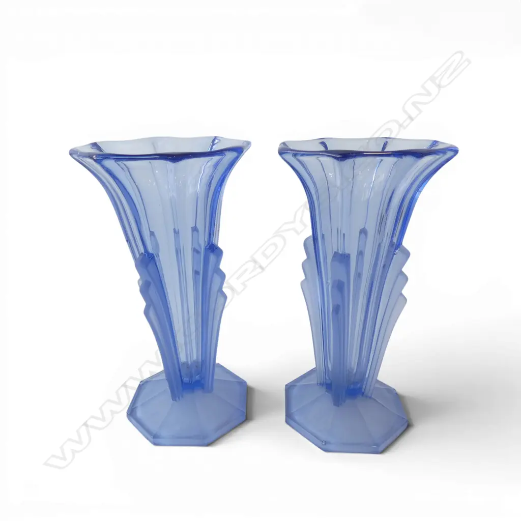 PR DECO PURPLE GLASS VASES H.250mm Image 1++