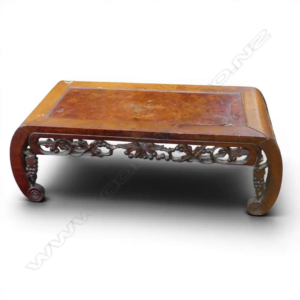 CHINESE ROSEWOOD LOW TABLE all faults W.830mm Image 1++