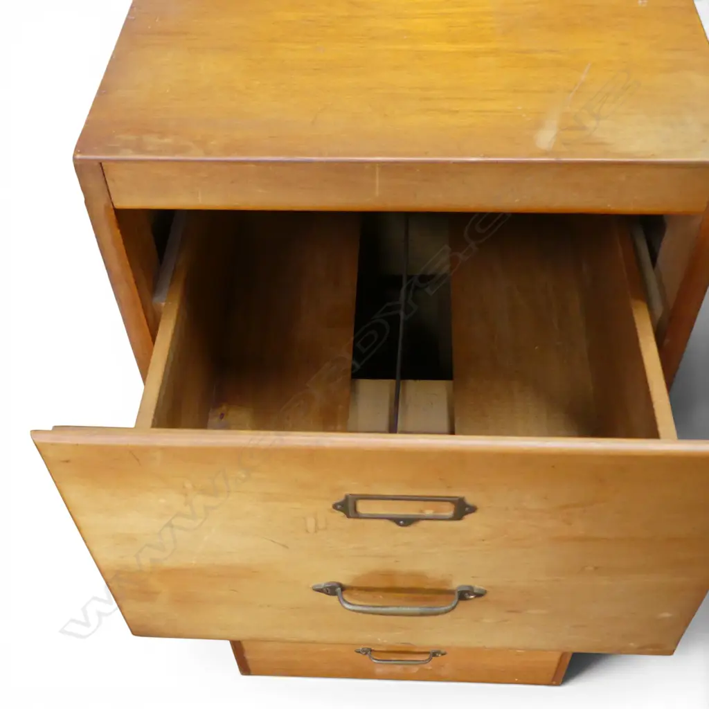 WOODEN FILING CABINET 480x700x980mm Image 1++