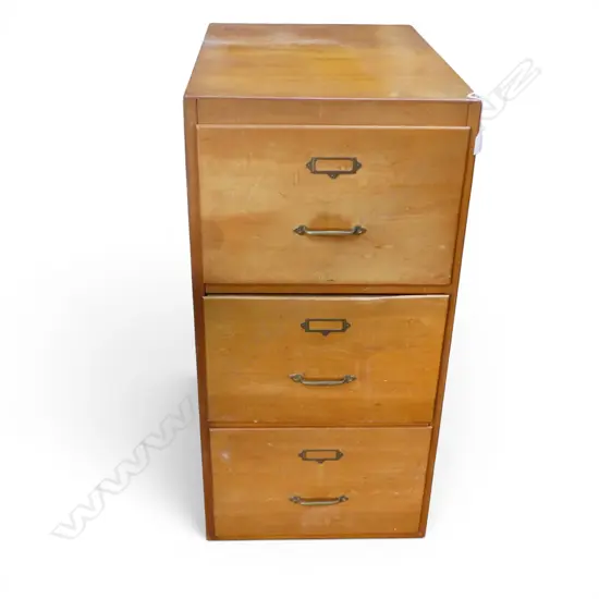 WOODEN FILING CABINET 480x700x980mm