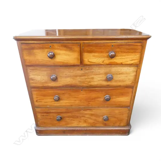 ANTIQUE MAHOGANY CHEST OF DRAWERS 1175x500x1160mm