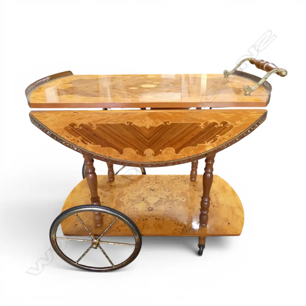 ITALIAN SORRENTO DRINKS TROLLEY L.780mm Image 1++