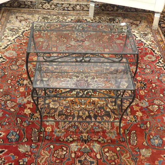 2 NESTING SIDE TABLES W.620mm