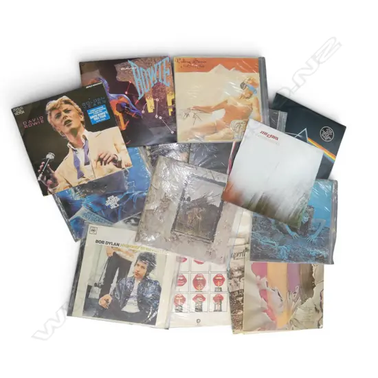 ASST. RECORDS, BOB DYLAN, ROXY MUSIC, BOWIE ETC
