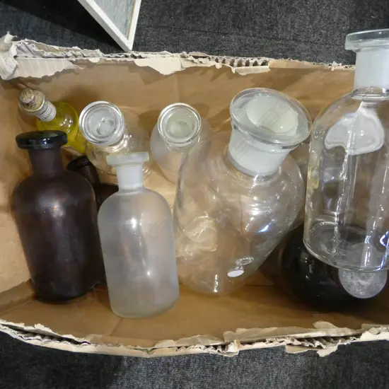 10 ASST. PHARMACY BOTTLES