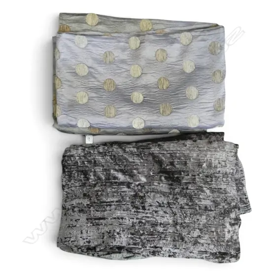3 PAIRS OF CURTAINS 2 MATCHING 2240 X 1320 And 2130x1100 SOME FADING