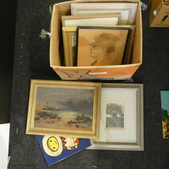 ASST. ARTWORKS Incl. 3 ALAN GALE PRINTS
