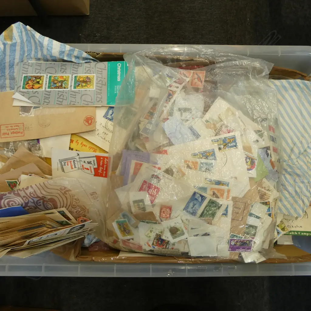 BOX OF ASST. STAMPS Image 1++