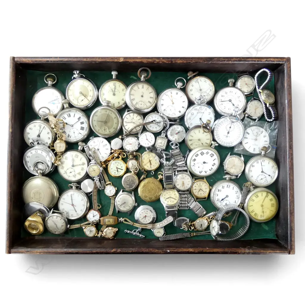 ASST. POCKET & WRIST WATCHES ETC Image 1++