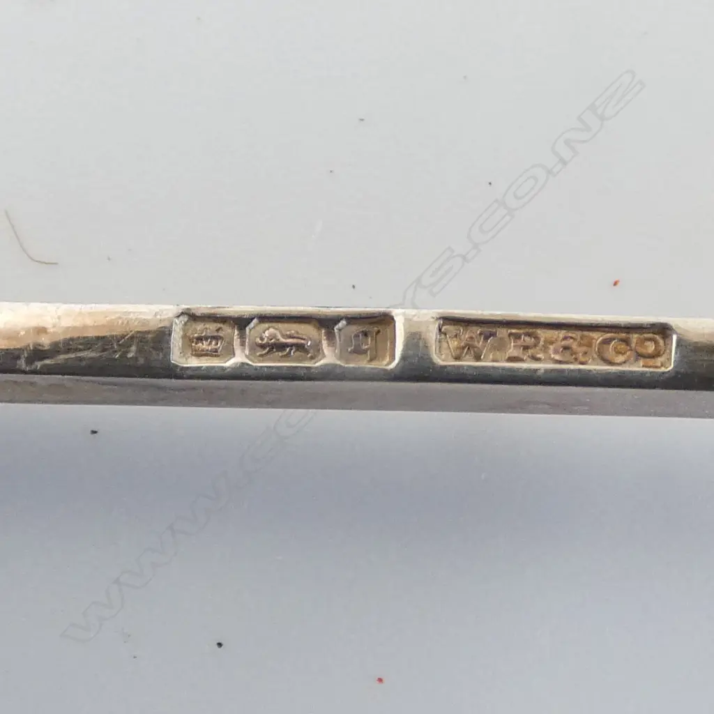 CASED SG SILVER 6 PCE TEASPON & TONG SET, SHEFFIELD 1908, 80gms Image 1++