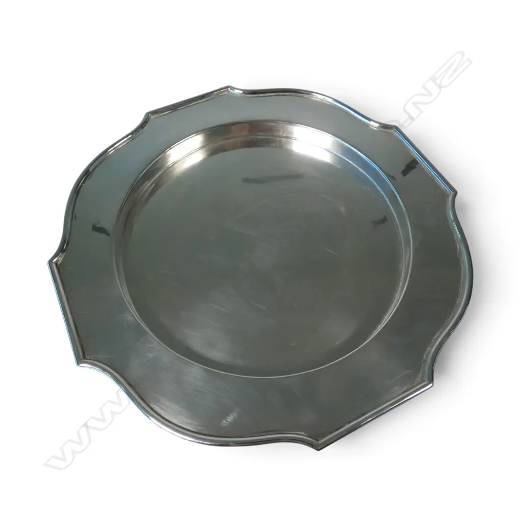 CONTINENTAL SILVER TRAY, W.280mm, 526gms Image 1++
