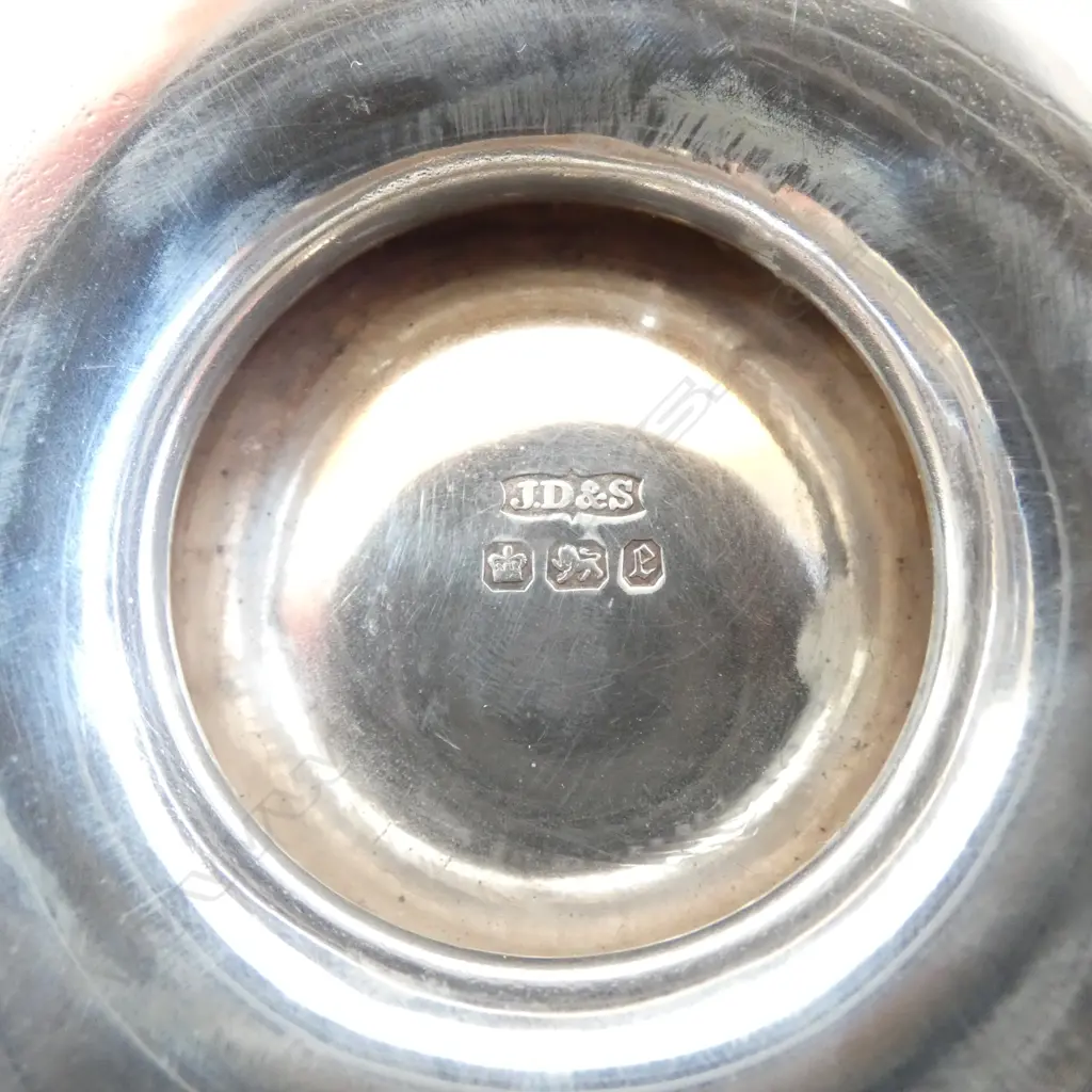 STG SILVER PIERCED & EMBOSSED PEDESTAL BOWL, SHEFFIELD 1897, 314gms Image 1++