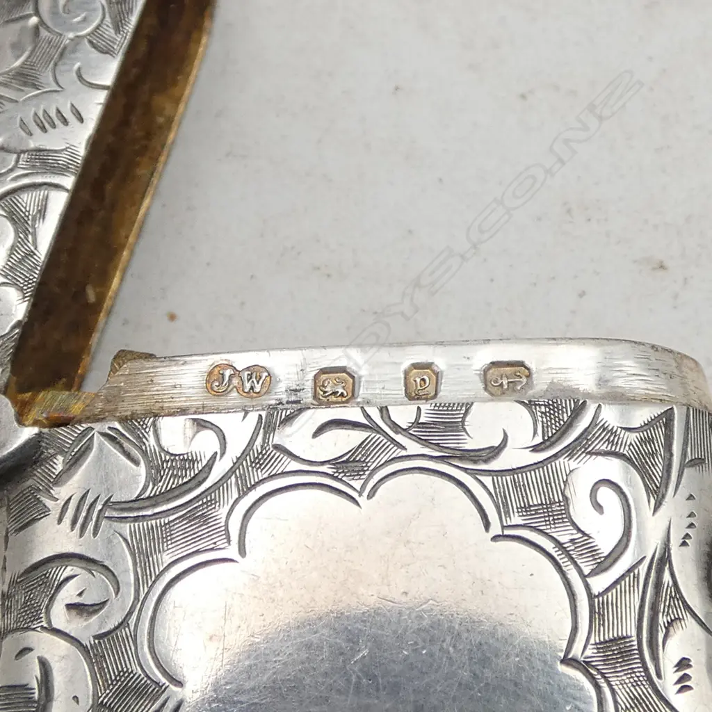 S/SILVER VEASTA MAKER EDWARD WILMOT BIRMINGHAM 1898 20GMS Image 1++