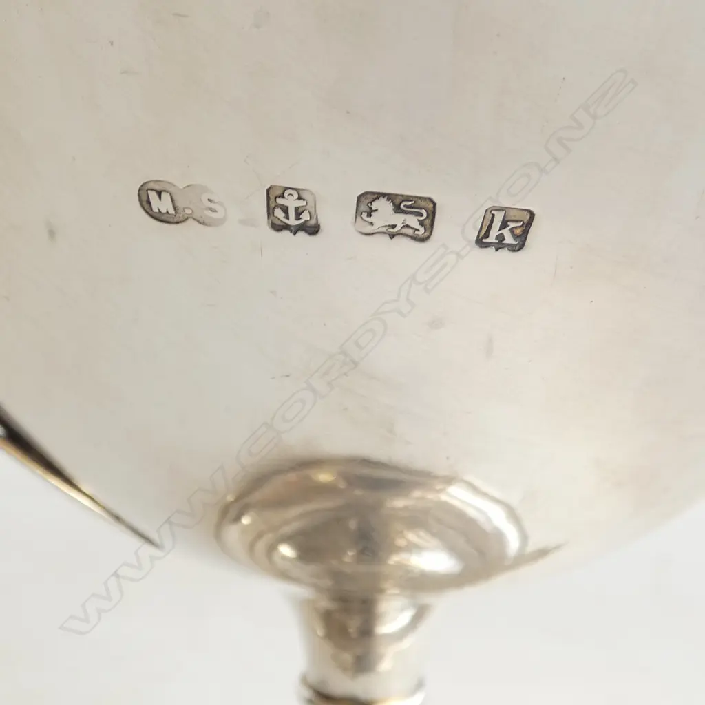 STG SILVER PEDESTAL BOWL, BIRMINGHAM 1909, 849gms Image 1++