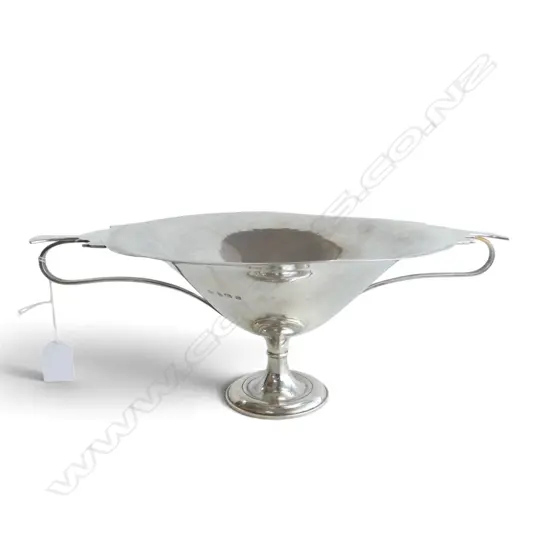 STG SILVER PEDESTAL BOWL, BIRMINGHAM 1909, 849gms