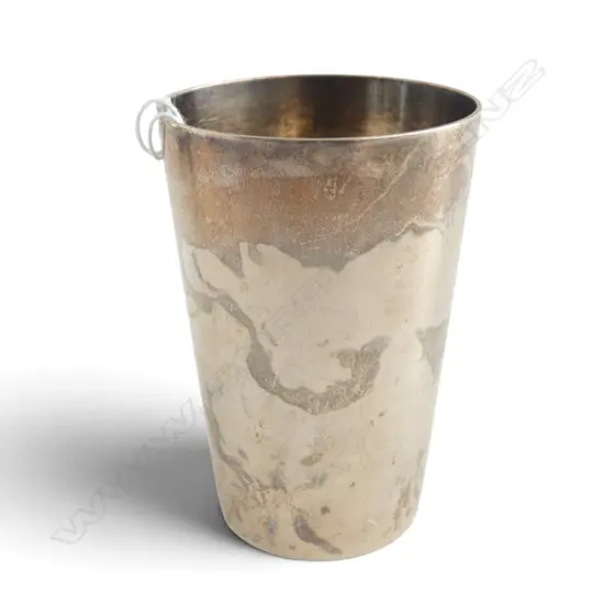 c.1900 GERMAN 800 (80%) SILVER BEAKER by Aron. 85gms