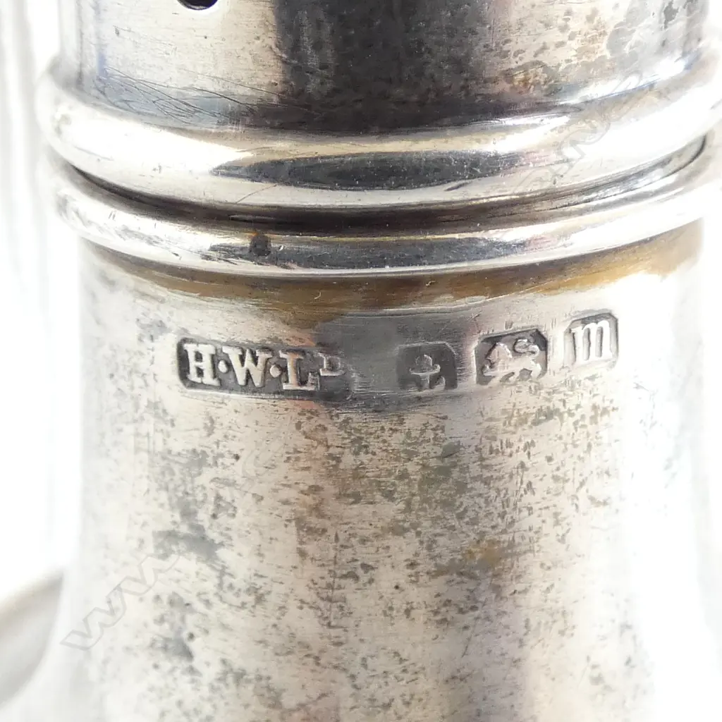 STG SILVER PEPPER CASTER, BIRMINGHAM 1911, 28gms Image 1++