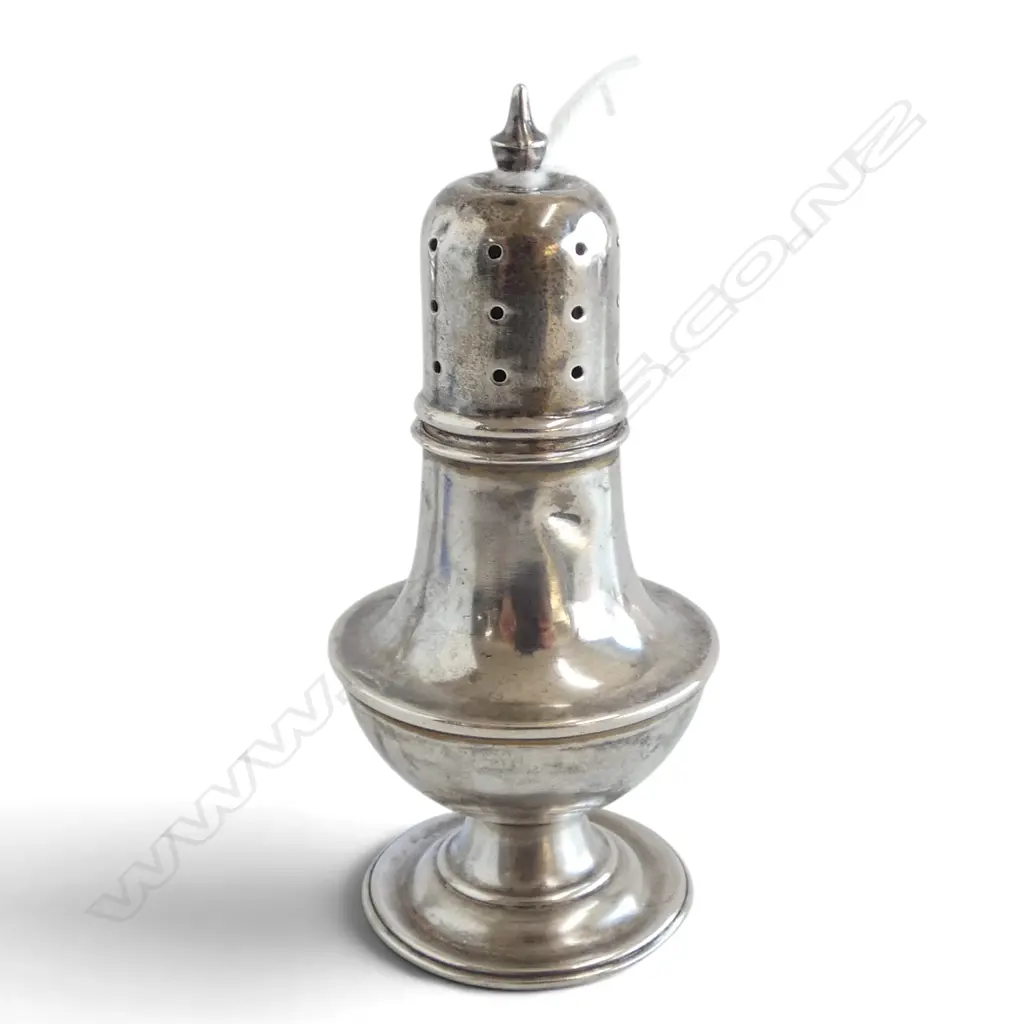 STG SILVER PEPPER CASTER, BIRMINGHAM 1911, 28gms Image 1++