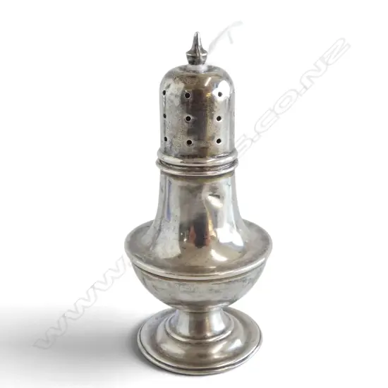 STG SILVER PEPPER CASTER, BIRMINGHAM 1911, 28gms