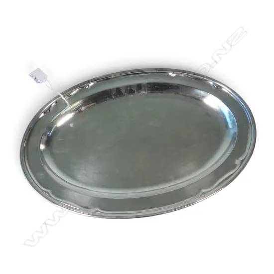 CONTINENTAL SILVER TRAY, W.380mm, 623gms