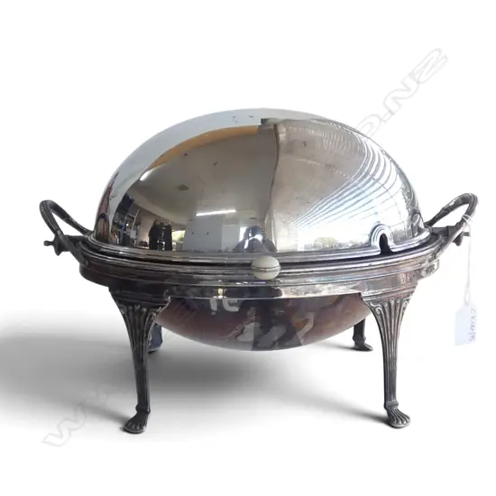 SILVER PLATE BACON WARMER W.355mm