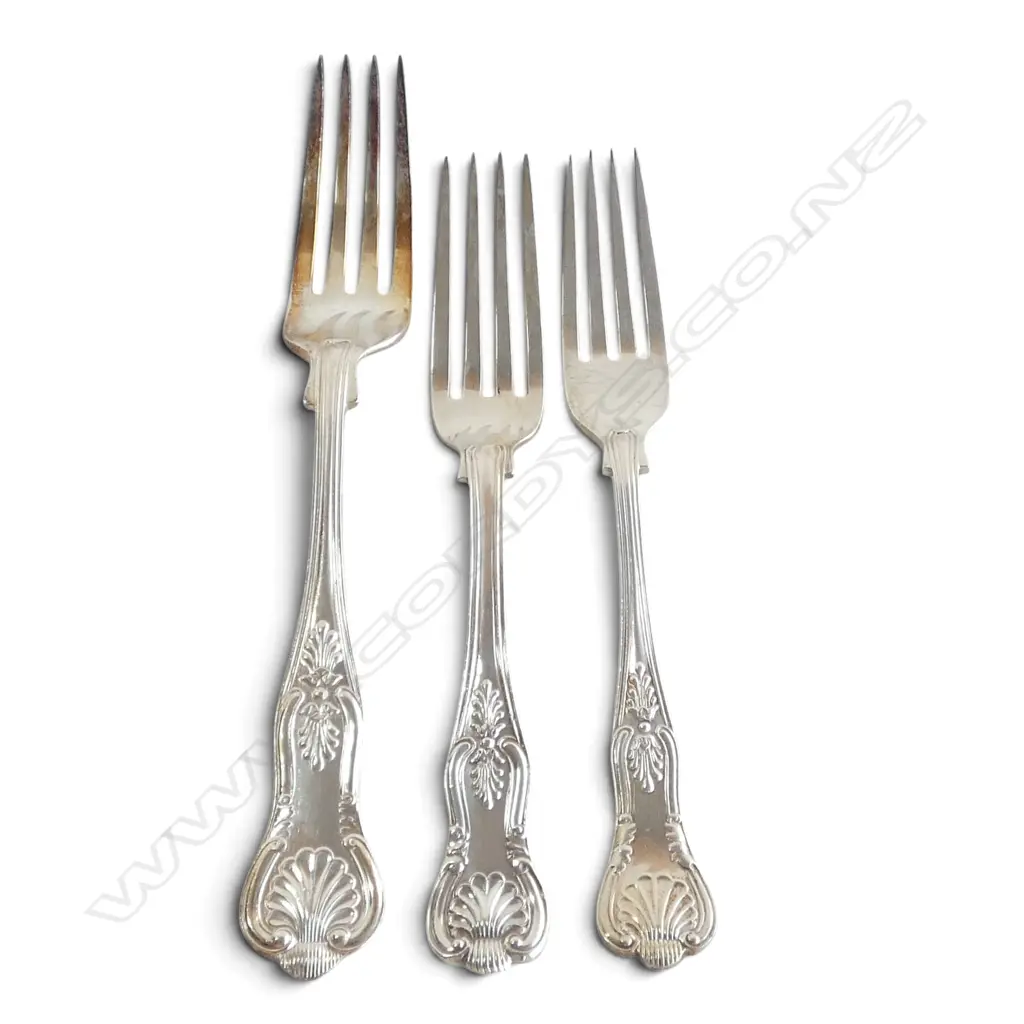 3 STG SILVER FORKS, 214gms Image 1++