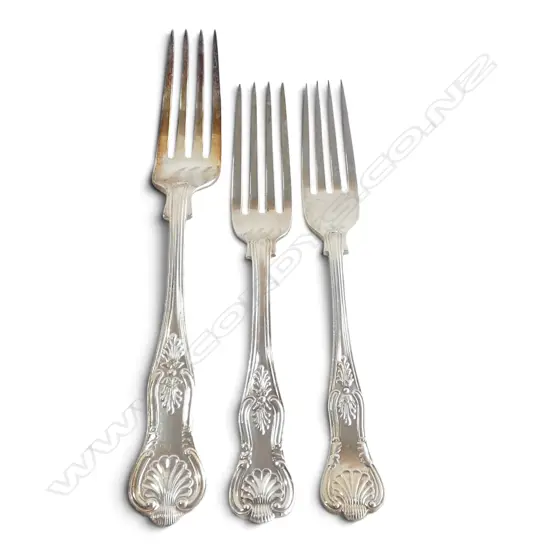 3 STG SILVER FORKS, 214gms