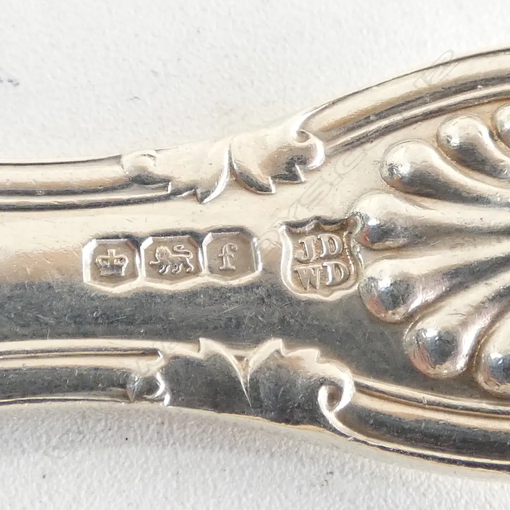 4 PCES STG SILVER, 3 TEASPOONS & DESSERT SPOON 169gms Image 1++