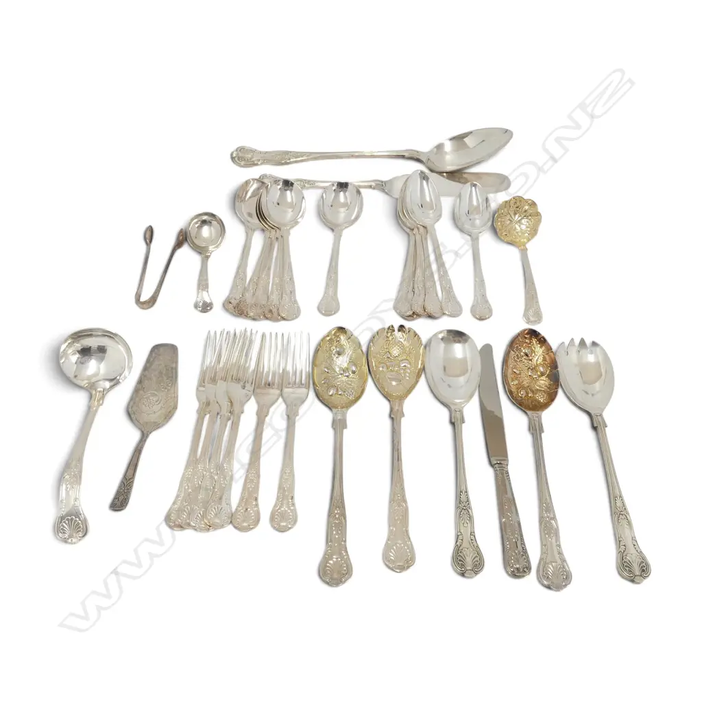 ASST. SILVERPLATED KINGS PATTERN CUTLERY Image 1++