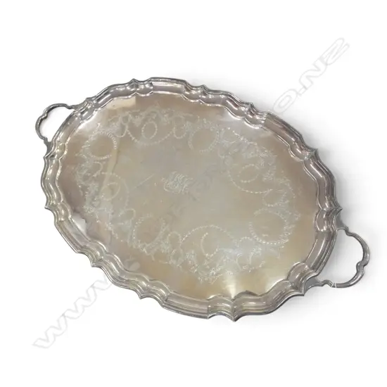 LG SILVER PLATE BUTLERS TRAY 450x720mm