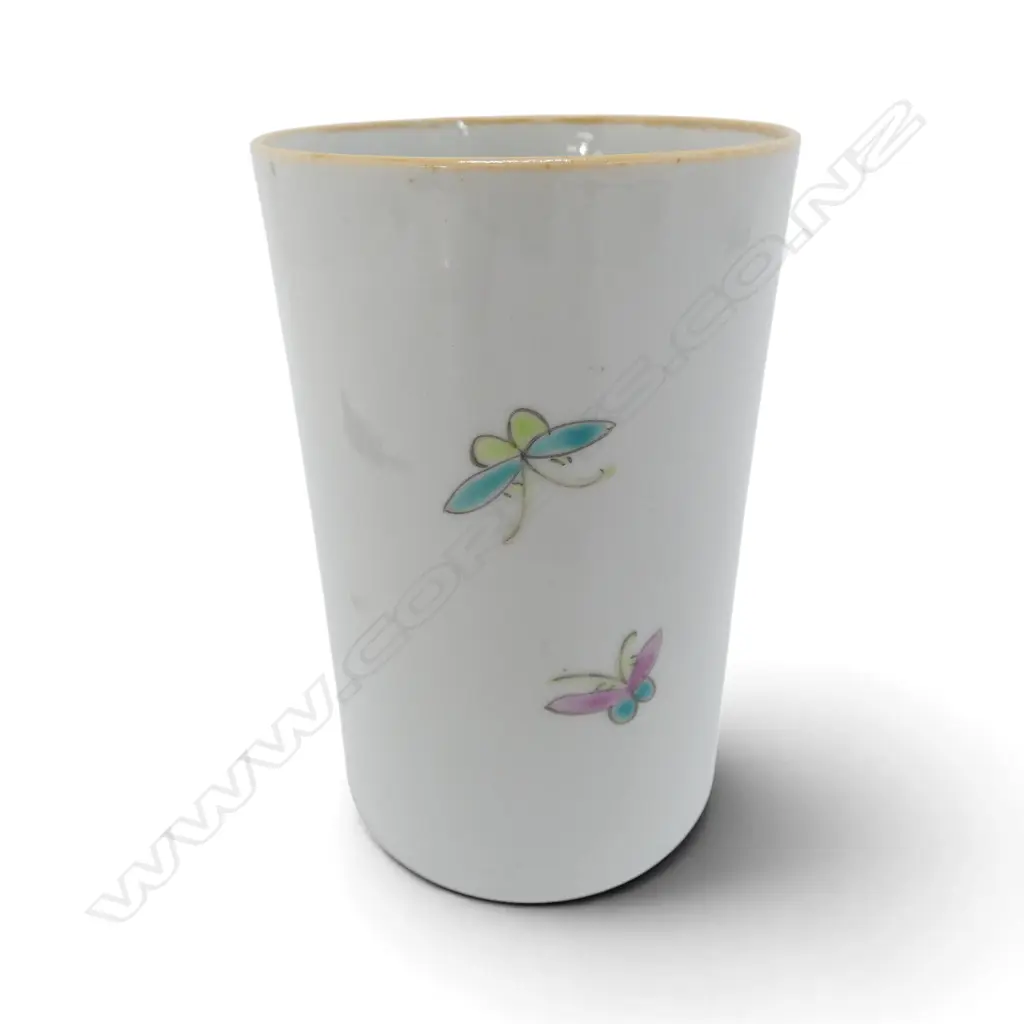 ORIENTAL PORCELAIN BRUSH POT H.115mm Image 1++